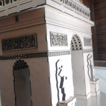 Intra απο ξύλο plywood 3mm-4mm πάχος - Arc De Triumph 3D ξύλινο κιτ μοντέλου παζλ Δίασταση 30x30 cm Intraeaxys-eo0q0351 - Image 4