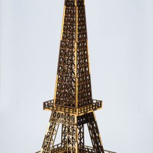 Intra απο ξύλο plywood 3mm-4mm πάχος - Eiffet Tower 3mm Κόντρα πλακέ Δίασταση 30x30 cm Intraeaxys-lopq6mz7
