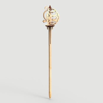 Intra απο ξύλο plywood 3mm-4mm πάχος - Epee Sword Δίασταση 30x30 cm Intraeaxys-m1d6lde7 - Image 1