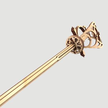 Intra απο ξύλο plywood 3mm-4mm πάχος - Epee Sword Δίασταση 30x30 cm Intraeaxys-m1d6lde7 - Image 4