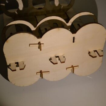 Intra απο ξύλο plywood 3mm-4mm πάχος - Κλουβί μπύρας Six Pack 4mm Κόντρα πλακέ Δίασταση 20x20 cm Intraeaxys-51rrvxr1 - Image 5