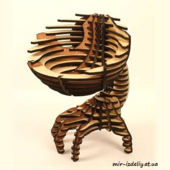 Intra απο ξύλο plywood 3mm-4mm πάχος - Αρχείο PDF Σχέδια CNC Καλάθι Φρούτων Δίασταση 30x30 cm Intraeaxys-eo25l6o8 - Image 1