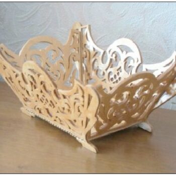 Intra απο ξύλο plywood 3mm-4mm πάχος - Κάντε κύλιση στο αρχείο PDF Saw Basket Δίασταση 30x30 cm Intraeaxys-67w6z212 - Image 1