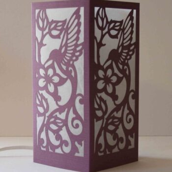 Intra απο ξύλο plywood 3mm-4mm πάχος - Μοτίβο πουλιών για το νυχτερινό φως λαμπτήρων Δίασταση 30x30 cm Intraeaxys-voq2v0jo - Image 1