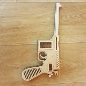 Intra απο ξύλο plywood 3mm-4mm πάχος - Mauser C96 με Παιχνίδι Ξύλινη Θήκη Δίασταση 30x30 cm Intraeaxys-91jdqv81 - Image 4