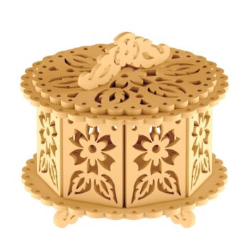 Intra απο ξύλο plywood 3mm-4mm πάχος - Καλάθι αποθήκευσης Στρογγυλό Shk0006 Δίασταση 30x30 cm Intraeaxys-r7vqjl1d - Image 1