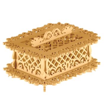 Intra απο ξύλο plywood 3mm-4mm πάχος - Καλάθι αποθήκευσης Δίασταση 30x30 cm Intraeaxys-r1z9glol - Image 1