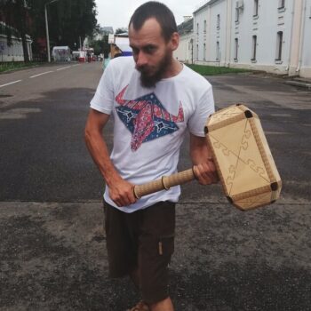 Intra απο ξύλο plywood 3mm-4mm πάχος - Ξύλινο παιχνίδι Thor Hammer Δίασταση 30x30 cm Intraeaxys-51rrvdv1 - Image 3