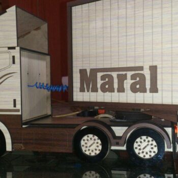 Intra απο ξύλο plywood 3mm-4mm πάχος - Scania Truck Wood Model Toy Kit Δίασταση 30x30 cm Intraeaxys-m1d6nl37 - Image 3