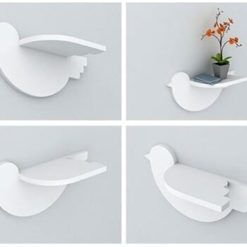 Intra απο ξύλο plywood 3mm-4mm πάχος - Ράφι πουλιών 20mm Δίασταση 30x30 cm Intraeaxys-eo0xnwog - Image 1