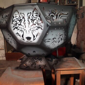 Intra απο ξύλο plywood 3mm-4mm πάχος - Σχέδια κοπής Plasma Bonfire Bowl Εστία εξωτερικού χώρου πυρκαγιάς Δίασταση 30x30 cm Intraeaxys-zo9ywpr7 - Image 1