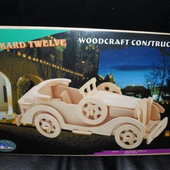 Intra απο ξύλο plywood 3mm-4mm πάχος - Packard Twelve Model 3D Ξύλινο παζλ Παιδικά Παιχνίδια Δώρα Δίασταση 20x20 cm Intraeaxys-078ylvno - Image 3