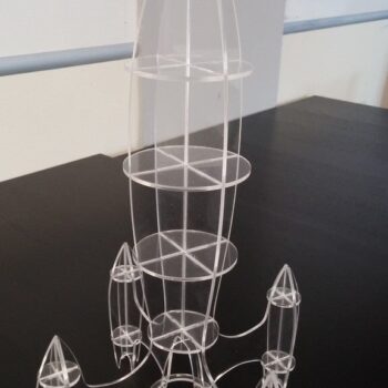 Intra απο ξύλο plywood 3mm-4mm πάχος - Πύραυλος 3mm Plexiglass Δίασταση 20x20 cm Intraeaxys-91jdqe41 - Image 3