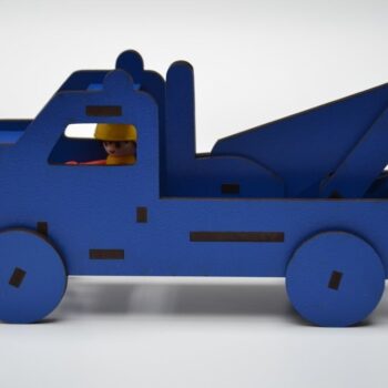 Intra απο ξύλο plywood 3mm-4mm πάχος - Playmobil Tow Truck Toy For Kids 4mm MDF Δίασταση 30x30 cm Intraeaxys-lopqvnx7 - Image 3