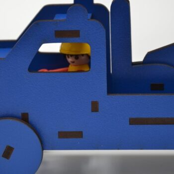 Intra απο ξύλο plywood 3mm-4mm πάχος - Playmobil Tow Truck Toy For Kids 4mm MDF Δίασταση 30x30 cm Intraeaxys-lopqvnx7 - Image 4