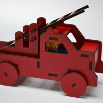 Intra απο ξύλο plywood 3mm-4mm πάχος - Playmobil Πυροσβεστικό Ξύλινο Παιχνίδι για Παιδιά MDF 4mm Δίασταση 30x30 cm Intraeaxys-joed56n1 - Image 1