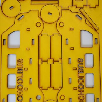 Intra απο ξύλο plywood 3mm-4mm πάχος - Ξύλινο παιχνίδι σχολικού λεωφορείου Δίασταση 30x30 cm Intraeaxys-m1d6n2x7 - Image 4