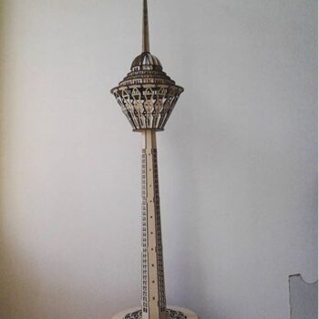 Intra απο ξύλο plywood 3mm-4mm πάχος - Πύργος Milad Δίασταση 30x30 cm Intraeaxys-67wlm9m1 - Image 3