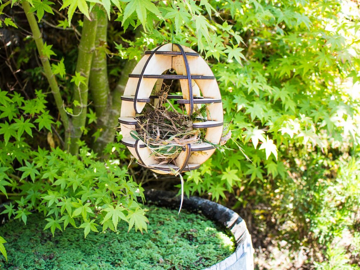 Intra απο ξύλο plywood 3mm-4mm πάχος - Αρχείο PDF προτύπου Birdhouse Δίασταση 40x50 cm Intraeaxys-r7vm4k27