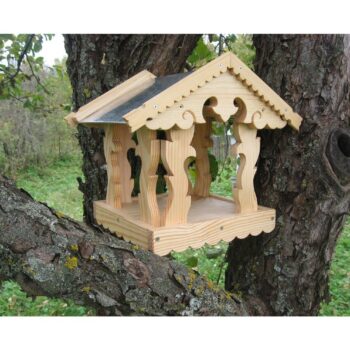 Intra απο ξύλο plywood 3mm-4mm πάχος - Τροφοδότης πουλιών Δίασταση 30x30 cm Intraeaxys-r7vmqx57 - Image 1