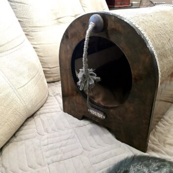 Intra απο ξύλο plywood 3mm-4mm πάχος - Lovely Kitten Cat House Δίασταση 40x50 cm Intraeaxys-r7vmz057 - Image 3