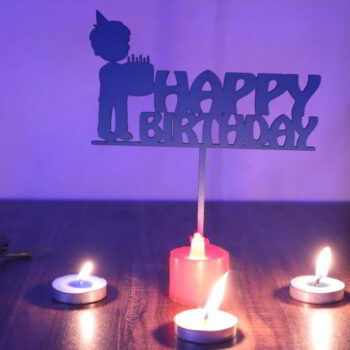 Intra απο ξύλο plywood 3mm-4mm πάχος - Topper για τούρτα γενεθλίων για αγόρι Δίασταση 30x30 cm Intraeaxys-yon02nx7 - Image 6