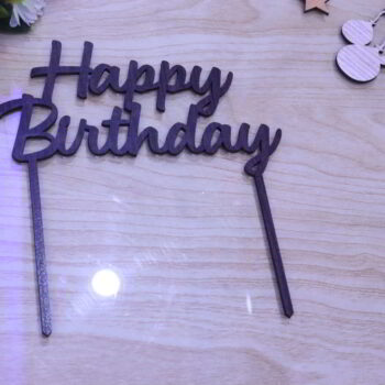 Intra απο ξύλο plywood 3mm-4mm πάχος - Cake Topper Χρόνια Πολλά Ξύλινο Δίασταση 20x20 cm Intraeaxys-51rr5l01 - Image 4