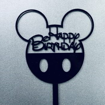 Intra απο ξύλο plywood 3mm-4mm πάχος - Μίκυ Μάους Κέικ Τόπερ Δίασταση 30x30 cm Intraeaxys-eo20enq7 - Image 3