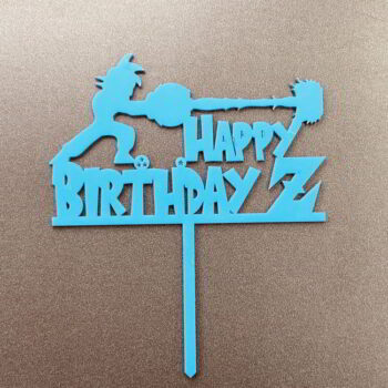Intra απο ξύλο plywood 3mm-4mm πάχος - Dragon Ball Z Cake Topper Διακόσμηση γενεθλίων Δίασταση 30x30 cm Intraeaxys-6o3ypeq7 - Image 3