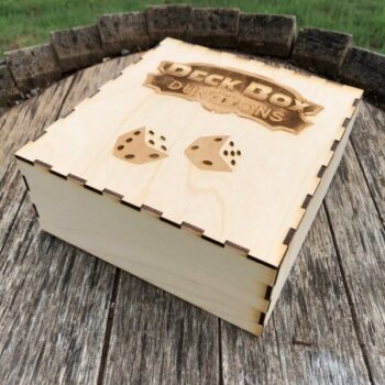 Intra απο ξύλο plywood 3mm-4mm πάχος - Κουτί παιχνιδιών Deck Box Dungeons Δίασταση 30x30 cm Intraeaxys-67wzldl7 - Image 3