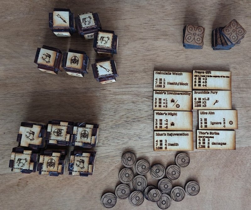 Intra απο ξύλο plywood 3mm-4mm πάχος - Παιχνίδι Orlog Δίασταση 30x30 cm Intraeaxys-075d86ko