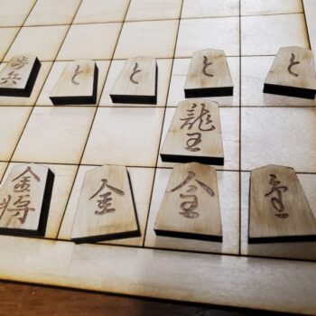 Intra απο ξύλο plywood 3mm-4mm πάχος - Shogi Pieces & Board Δίασταση 30x30 cm Intraeaxys-d1lm2pxo - Image 3