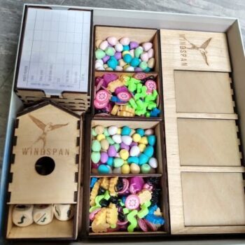 Intra απο ξύλο plywood 3mm-4mm πάχος - Wingspan Boardgame Organizer Δίασταση 30x30 cm Intraeaxys-joerej97 - Image 1