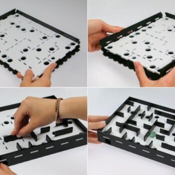 Intra απο ξύλο plywood 3mm-4mm πάχος - Labyrinth Bullet Game Δίασταση 30x30 cm Intraeaxys-eo4y4g8o - Image 3