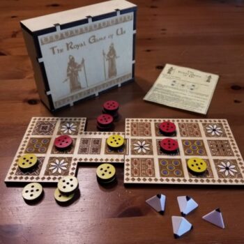 Intra απο ξύλο plywood 3mm-4mm πάχος - Royal Game Of Ur Δίασταση 30x30 cm Intraeaxys-eox893q1 - Image 1