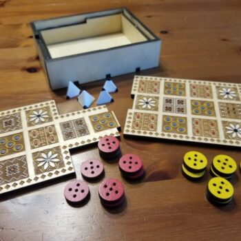 Intra απο ξύλο plywood 3mm-4mm πάχος - Royal Game Of Ur Δίασταση 30x30 cm Intraeaxys-eox893q1 - Image 3