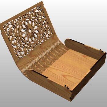 Intra απο ξύλο plywood 3mm-4mm πάχος - Κασετίνα βιβλίου Δίασταση 30x30 cm Intraeaxys-yon0q827 - Image 1