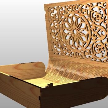 Intra απο ξύλο plywood 3mm-4mm πάχος - Κασετίνα βιβλίου Δίασταση 30x30 cm Intraeaxys-yon0q827 - Image 3