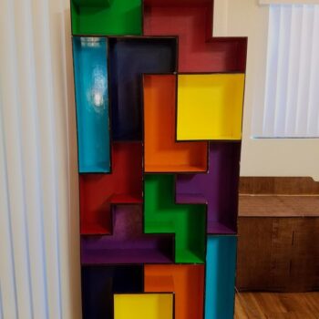 Intra απο ξύλο plywood 3mm-4mm πάχος - Ράφι βιβλίων Tetris Modular Δίασταση 30x30 cm Intraeaxys-d1lvwrgo - Image 3