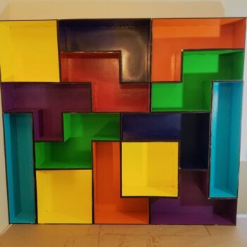 Intra απο ξύλο plywood 3mm-4mm πάχος - Ράφι βιβλίων Tetris Modular Δίασταση 30x30 cm Intraeaxys-d1lvwrgo - Image 4