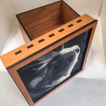 Intra απο ξύλο plywood 3mm-4mm πάχος - Διακοσμητικό κουτί με καπάκι από πλακάκι Δίασταση 30x30 cm Intraeaxys-eo0q9qg1 - Image 4