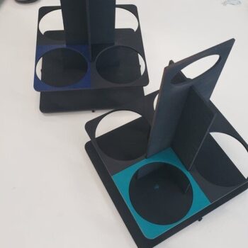 Intra απο ξύλο plywood 3mm-4mm πάχος - 4 Φλιτζάνια Coffee Caddy 3mm Δίασταση 30x30 cm Intraeaxys-d1lv9zgo - Image 4