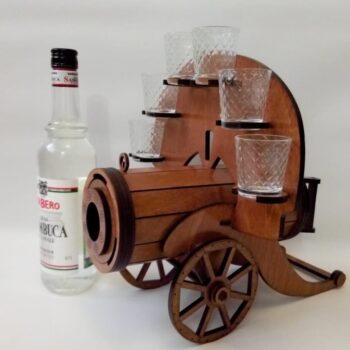 Intra απο ξύλο plywood 3mm-4mm πάχος - Θήκη μπουκαλιών Cannon Δίασταση 30x30 cm Intraeaxys-eoxl6wqo - Image 3