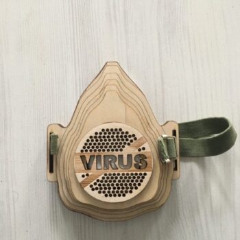 Intra απο ξύλο plywood 3mm-4mm πάχος - Diy Ξύλινη Μάσκα Προσώπου Δίασταση 30x30 cm Intraeaxys-eo4qmry7 - Image 1