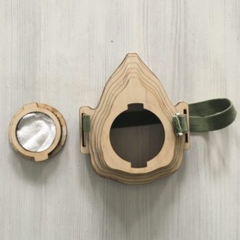 Intra απο ξύλο plywood 3mm-4mm πάχος - Diy Ξύλινη Μάσκα Προσώπου Δίασταση 30x30 cm Intraeaxys-eo4qmry7 - Image 3