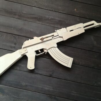 Intra απο ξύλο plywood 3mm-4mm πάχος - Τυφέκιο Καλάσνικοφ AK-47 Δίασταση 30x30 cm Intraeaxys-r7vmzl57 - Image 1