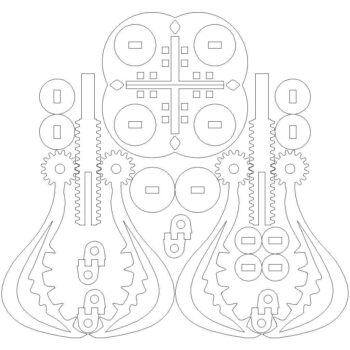 Intra απο ξύλο plywood 3mm-4mm πάχος - Ξύλινο Νύχι Δίασταση 30x30 cm Intraeaxys-yon0d9g7 - Image 3