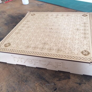 Intra απο ξύλο plywood 3mm-4mm πάχος - Επιτραπέζιο παιχνίδι Viking Hnefatafl Δίασταση 30x30 cm Intraeaxys-pok3n6d7 - Image 5