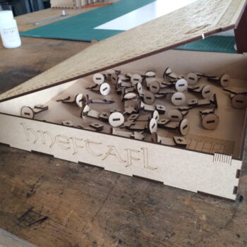 Intra απο ξύλο plywood 3mm-4mm πάχος - Επιτραπέζιο παιχνίδι Viking Hnefatafl Δίασταση 30x30 cm Intraeaxys-pok3n6d7 - Image 6