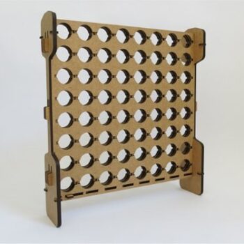 Intra απο ξύλο plywood 3mm-4mm πάχος - Παιχνίδι Connect 4 Δίασταση 30x30 cm Intraeaxys-voq2qmjo - Image 4